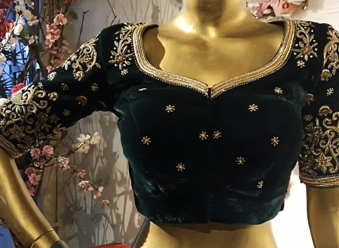 Hand Embroidered Bridal Blouse
